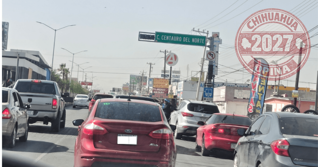 Ciudadanos denuncian falla en semáforos de Tecnológico y Centauro del&nbsp;Norte