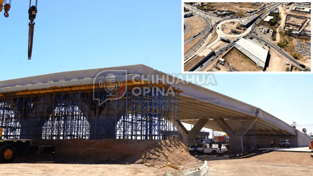 Paso superior Aldama–Fuerza Aérea entra en nueva&nbsp;fase