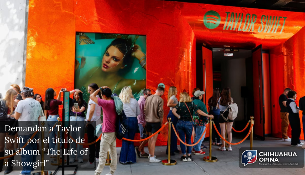 Le estalla pleito legal a Taylor Swift por el nombre de su&nbsp;disco