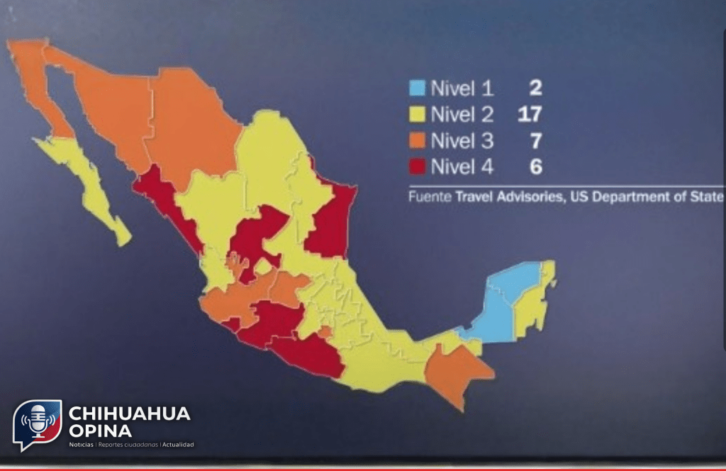Estados Unidos da advertencia para viajar a Chihuahua en plena temporada de Semana&nbsp;Santa