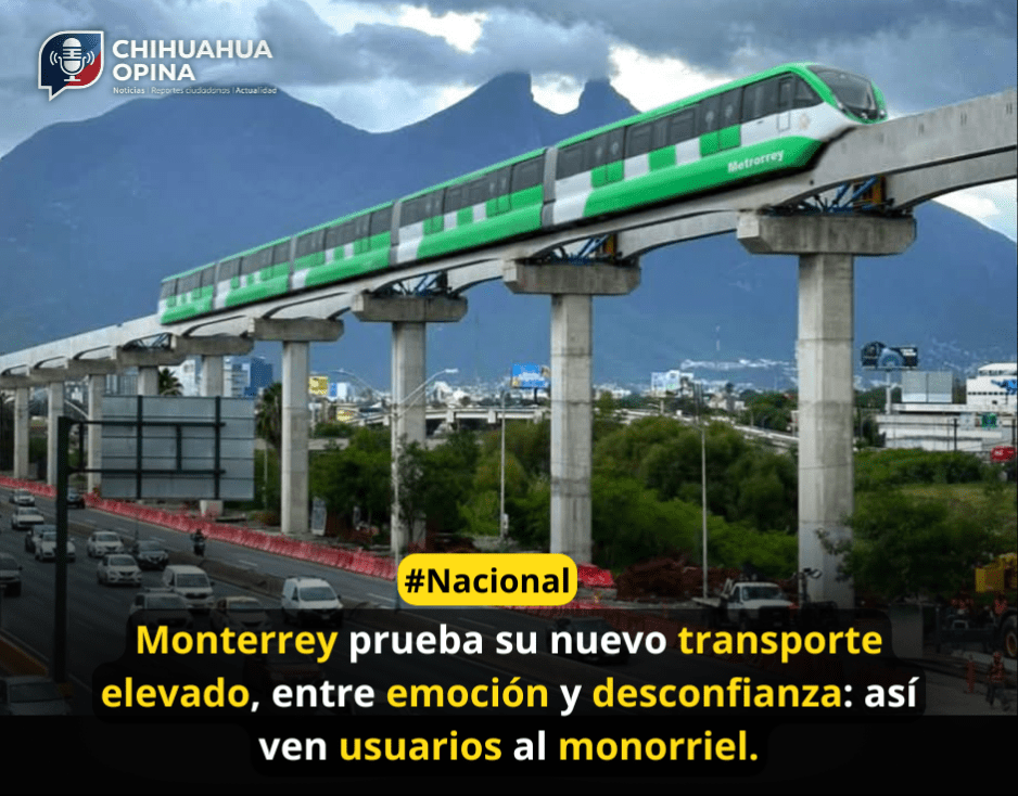 Entre emoción y desconfianza: así ven usuarios al monorriel&nbsp;regio
