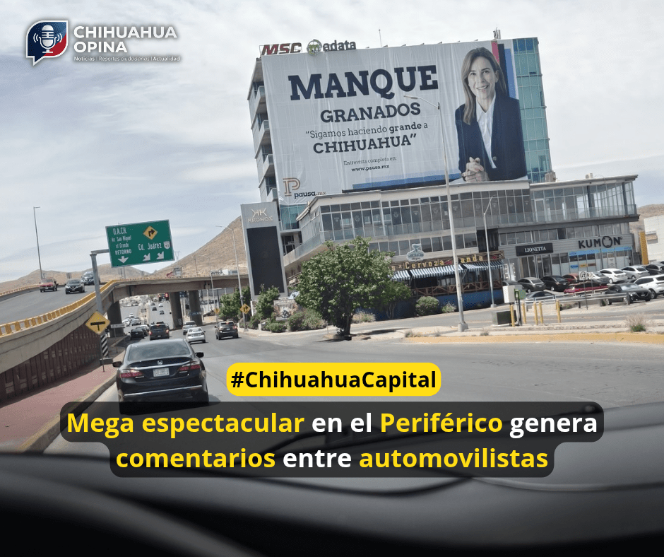 Mega anuncio llama la atención en el Periférico en plaza&nbsp;Kronos